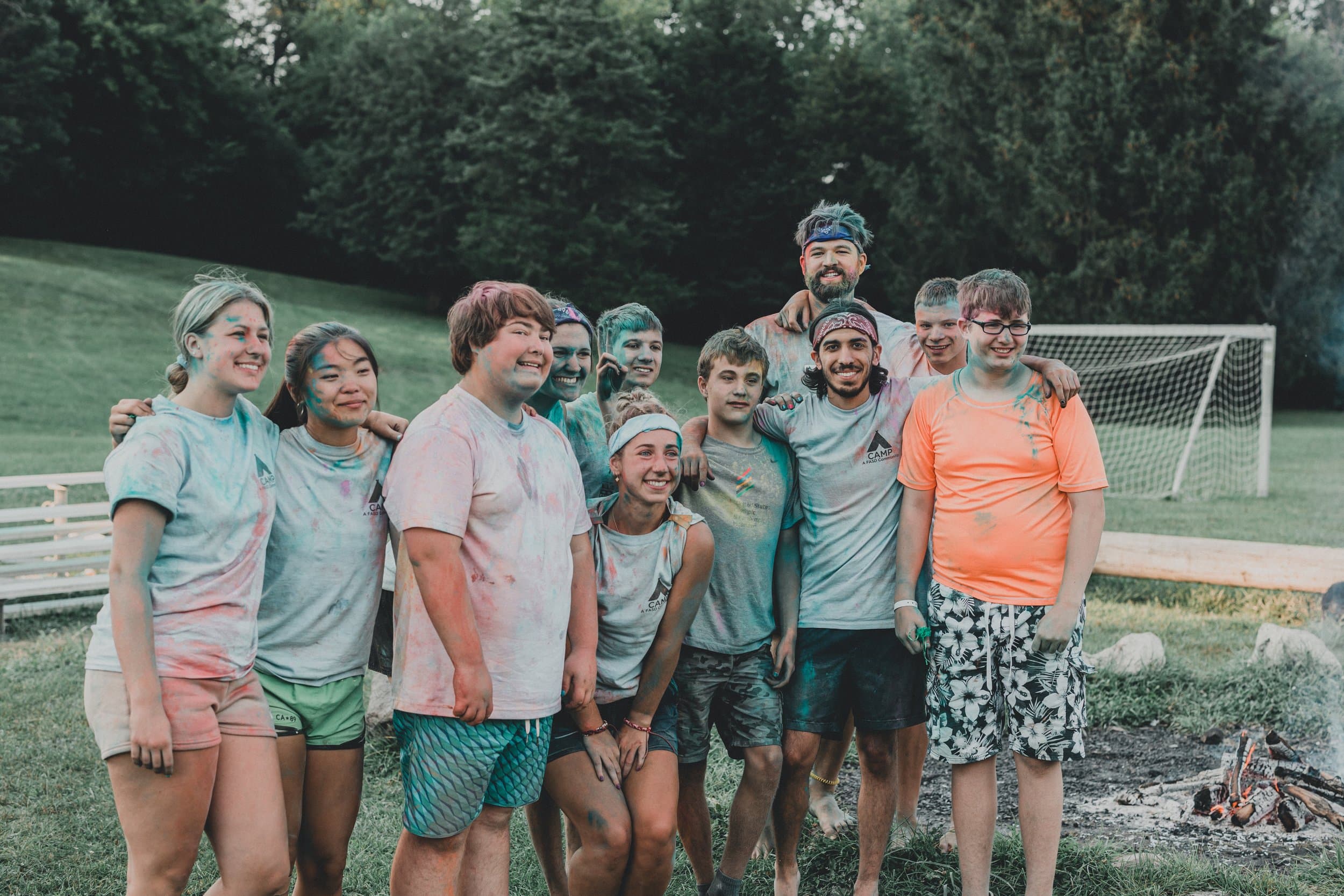 CAMP participants enjoying a summer day together